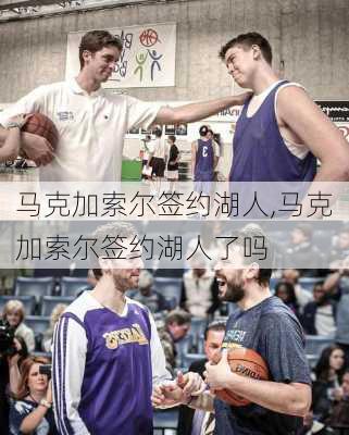 马克加索尔签约湖人,马克加索尔签约湖人了吗