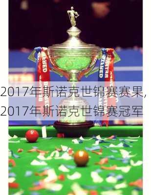 2017年斯诺克世锦赛赛果,2017年斯诺克世锦赛冠军