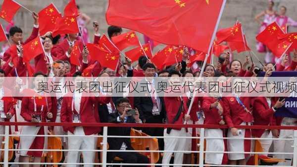 奥运代表团出征仪式,奥运代表团出征仪式视频