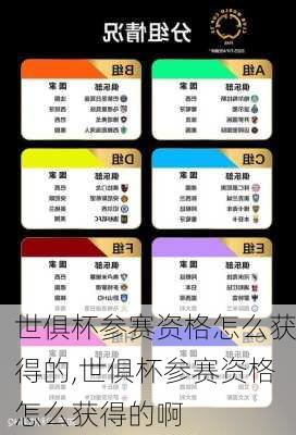 世俱杯参赛资格怎么获得的,世俱杯参赛资格怎么获得的啊