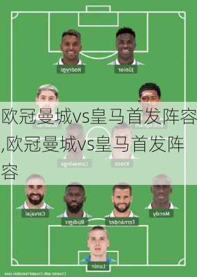 欧冠曼城vs皇马首发阵容,欧冠曼城vs皇马首发阵容