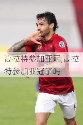 高拉特参加亚冠,高拉特参加亚冠了吗