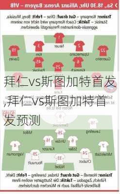 拜仁vs斯图加特首发,拜仁vs斯图加特首发预测