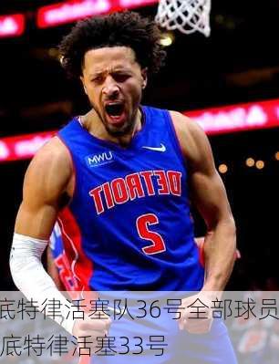 底特律活塞队36号全部球员,底特律活塞33号