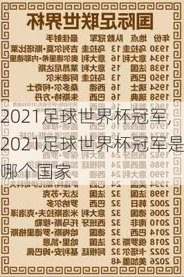 2021足球世界杯冠军,2021足球世界杯冠军是哪个国家