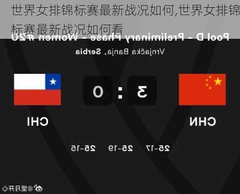 世界女排锦标赛最新战况如何,世界女排锦标赛最新战况如何看