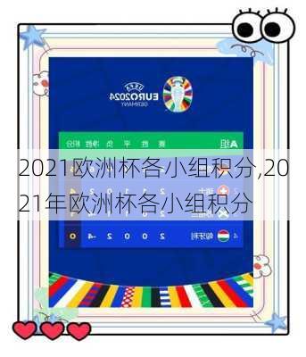 2021欧洲杯各小组积分,2021年欧洲杯各小组积分