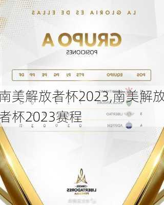 南美解放者杯2023,南美解放者杯2023赛程