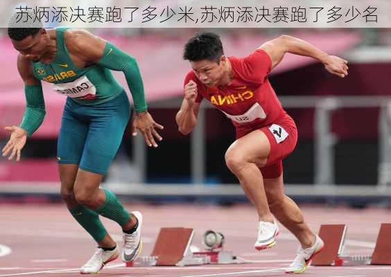 苏炳添决赛跑了多少米,苏炳添决赛跑了多少名