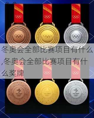 冬奥会全部比赛项目有什么,冬奥会全部比赛项目有什么奖牌