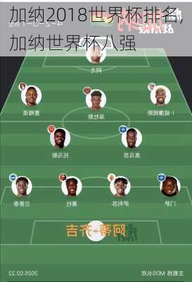 加纳2018世界杯排名,加纳世界杯八强