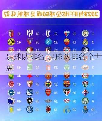 足球队排名,足球队排名全世界
