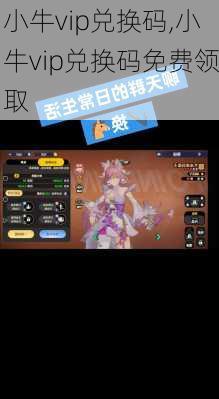 小牛vip兑换码,小牛vip兑换码免费领取