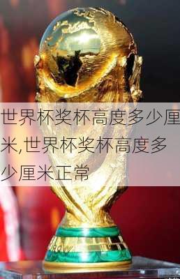 世界杯奖杯高度多少厘米,世界杯奖杯高度多少厘米正常