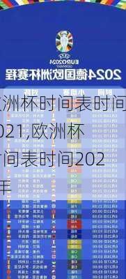欧洲杯时间表时间2021,欧洲杯时间表时间2021年