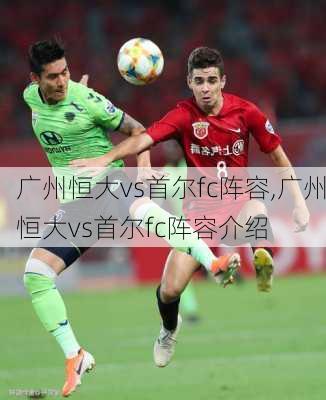 广州恒大vs首尔fc阵容,广州恒大vs首尔fc阵容介绍