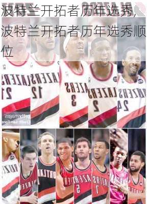 波特兰开拓者历年选秀,波特兰开拓者历年选秀顺位