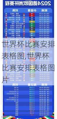 世界杯比赛安排表格图,世界杯比赛安排表格图片