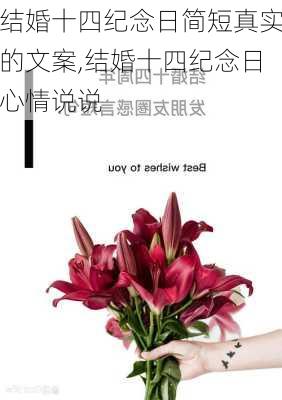 结婚十四纪念日简短真实的文案,结婚十四纪念日心情说说