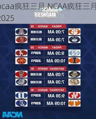 ncaa疯狂三月,NCAA疯狂三月2025