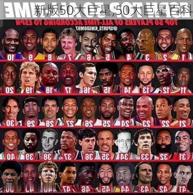 新版50大巨星,50大巨星百科