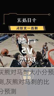 灰熊对马刺大小分预测,灰熊对马刺的比分预测
