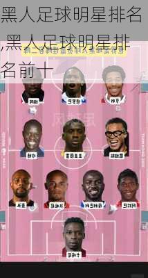 黑人足球明星排名,黑人足球明星排名前十