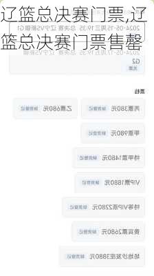 辽篮总决赛门票,辽篮总决赛门票售罄