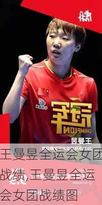 王曼昱全运会女团战绩,王曼昱全运会女团战绩图