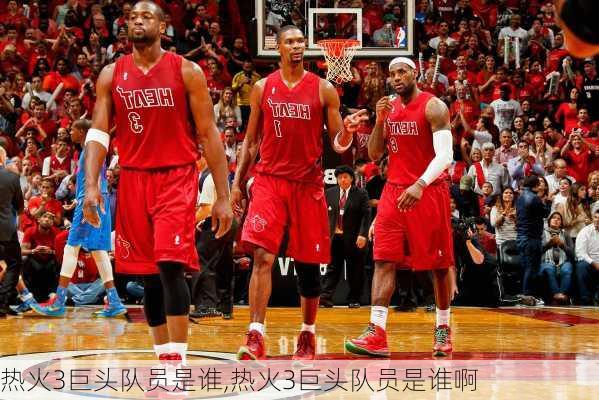热火3巨头队员是谁,热火3巨头队员是谁啊