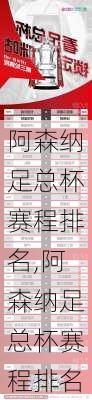 阿森纳足总杯赛程排名,阿森纳足总杯赛程排名