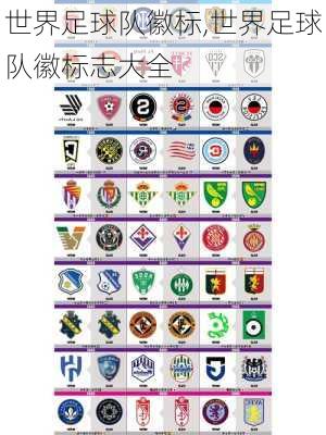 世界足球队徽标,世界足球队徽标志大全