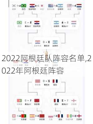 2022阿根廷队阵容名单,2022年阿根廷阵容