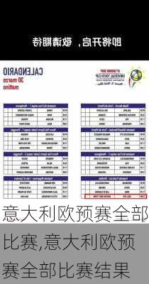 意大利欧预赛全部比赛,意大利欧预赛全部比赛结果
