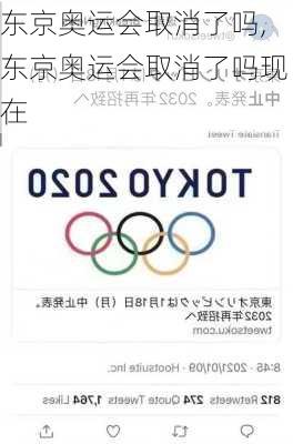 东京奥运会取消了吗,东京奥运会取消了吗现在