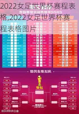 2022女足世界杯赛程表格,2022女足世界杯赛程表格图片