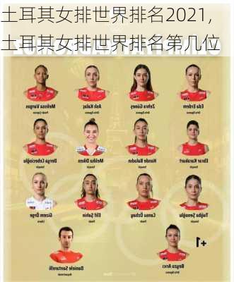 土耳其女排世界排名2021,土耳其女排世界排名第几位