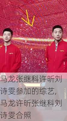 马龙张继科许昕刘诗雯参加的综艺,马龙许昕张继科刘诗雯合照