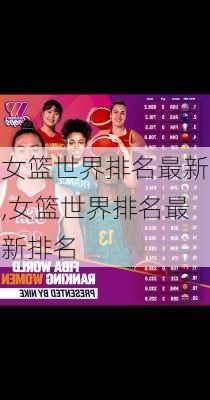 女篮世界排名最新,女篮世界排名最新排名