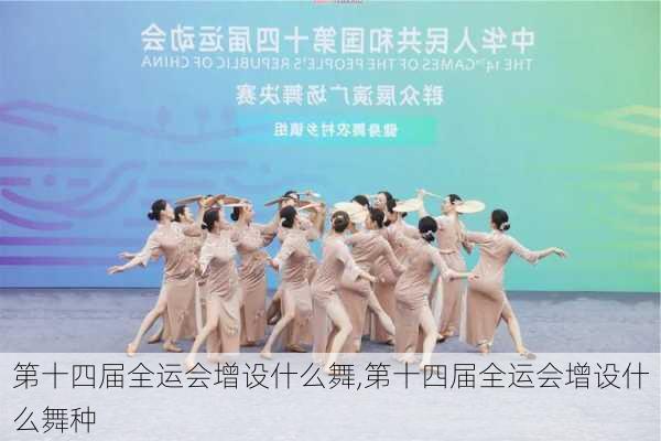 第十四届全运会增设什么舞,第十四届全运会增设什么舞种