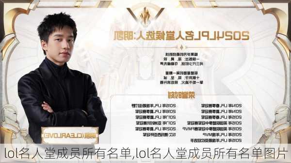 lol名人堂成员所有名单,lol名人堂成员所有名单图片