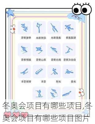 冬奥会项目有哪些项目,冬奥会项目有哪些项目图片