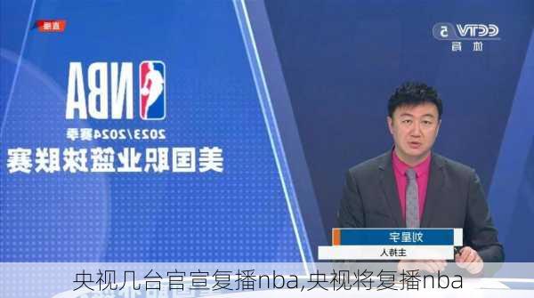 央视几台官宣复播nba,央视将复播nba