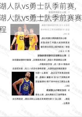 湖人队vs勇士队季前赛,湖人队vs勇士队季前赛赛程