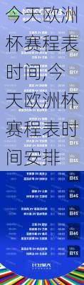 今天欧洲杯赛程表时间,今天欧洲杯赛程表时间安排