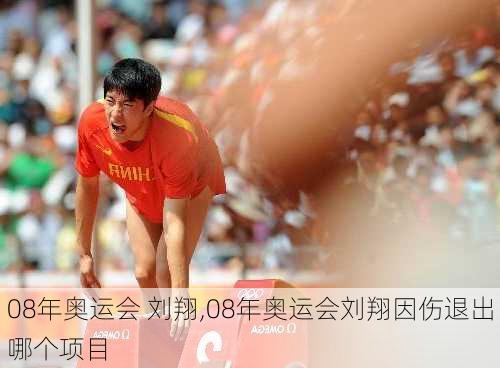08年奥运会 刘翔,08年奥运会刘翔因伤退出哪个项目