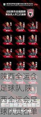 陕西全运会足球队,陕西全运会足球队员名单