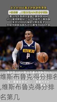 维斯布鲁克得分排名,维斯布鲁克得分排名第几