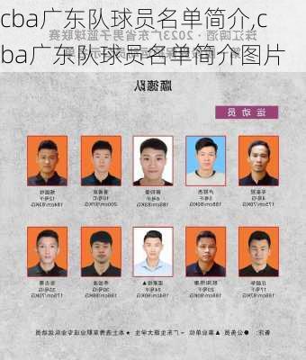 cba广东队球员名单简介,cba广东队球员名单简介图片