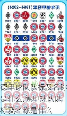 德甲球队队标及名称是什么,德甲球队队标及名称是什么